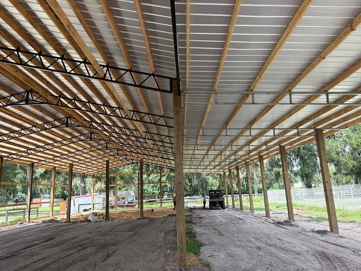Pole Barns and Equipment Shelters in Ocala, FL